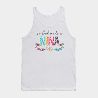 So God Made A Nina Happy Mother's Day Tank Top